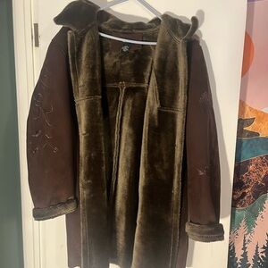 Maggie Barnes Dark Brown Coat